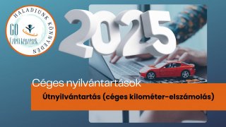 Céges útnyilvántartás (kilométer-elszámolás) 2025